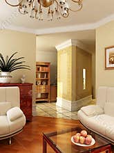 3D classic interior