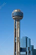 Reunion Tower in Downtown Dallas, Texas