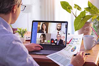 Remote Work - Video Conference Concept