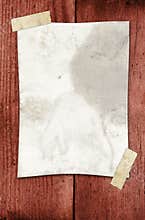 Paper Taped to a Wall