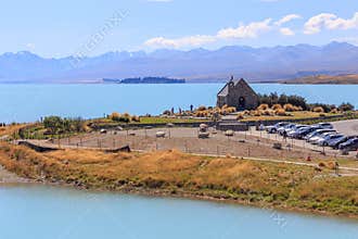 Church of the Good Shepherd and Lake Tekapo