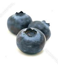 Blueberries trio