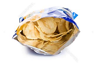 Potato chips in bag