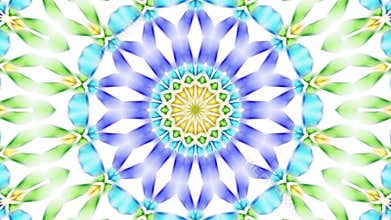 Soft colored kaleidoscopic backdrop motion
