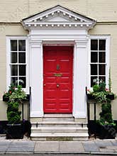 Front Door of a Beautiful House