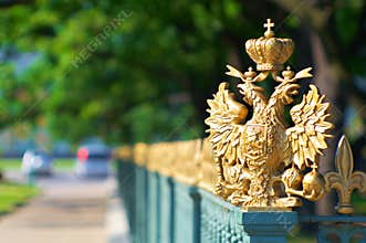 Details of the Russian city of St Petersburg