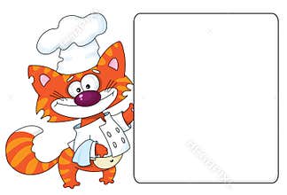 Cat the cook and blank