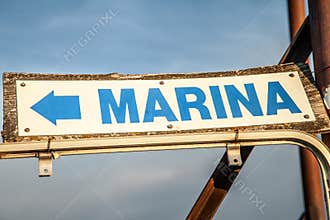 Marina Sign