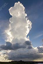 Cumulonimbus thunder cloud