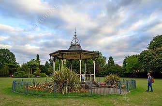 The Bowie Bandstand in Croydon Road Recreation Ground, central Beckenham.