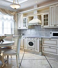 Luxury kitchen interior