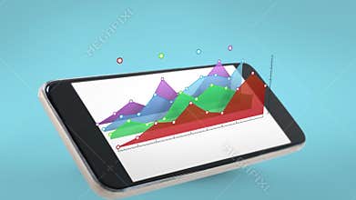 Graphs on a mobile phone