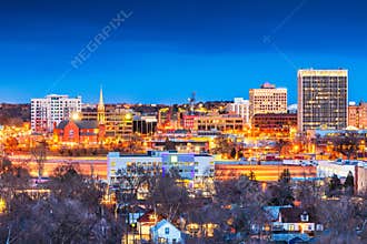 Colorado Springs, Colorado, USA Skyline