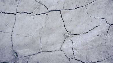 Cracked Dry land in a desert