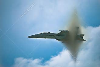 Jet Breaking Sound Barrier