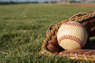Baseball in a Glove