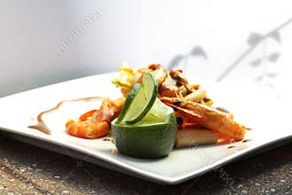 Plate of food
