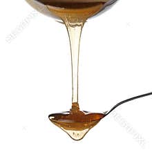 Honey and spoon