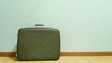 Vintage suitcase for travel