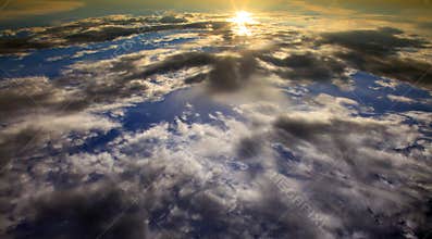sun and clouds