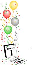 Happy New Year Calendar