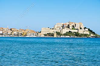 A view of Calvi, in Corsica, France