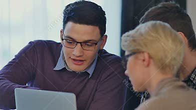 Starting new working day as a team