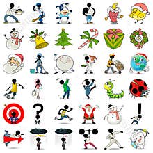 36 cartoon action icon 1