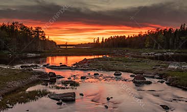 Sunset in Acadia National Park