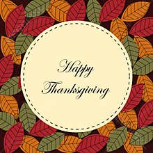 Happy thanksgiving card