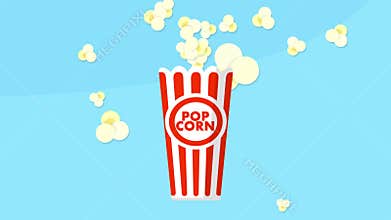 Pop-corn explosion animation