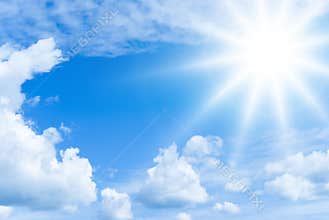 Sun and clouds