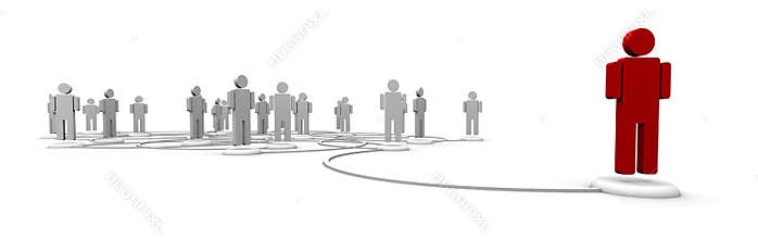 Network of People - Communication Links