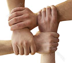 Solidarity hands