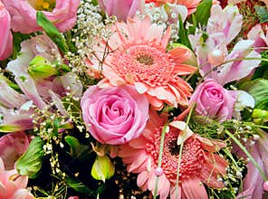 Huge bouquet of flowers