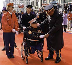 5th Ave, Manhattan, New York, USA - November 11, 2019: 100th Centennial Annual Veteran Day Parade