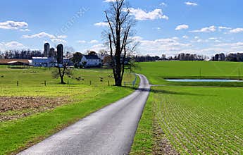 Tidy Pennsylvania farm