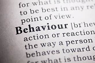 Definition of the word behaviour