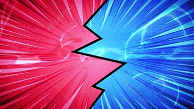 Comic Book Action Layout Background With Power Fx
