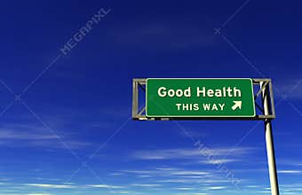 Good Health Freeway Sign