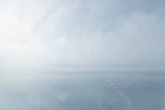 Dreamy misty water scenery