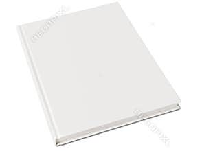 Blank hardcover book