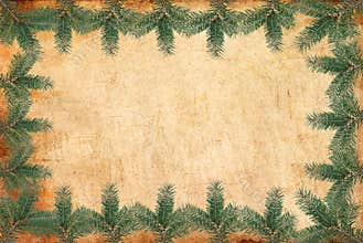 Vintage Christmas frame.