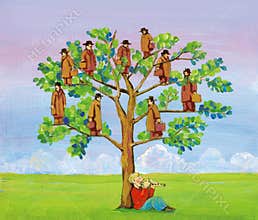 Tree of sad men freedom of music