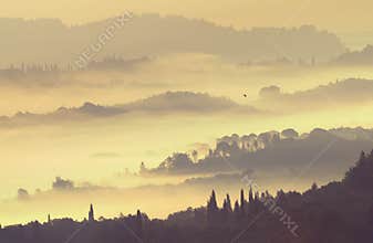 Corfu, Greece at sunrise