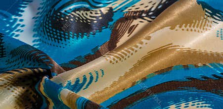 The texture of the silk fabric background is an abstract illustration, this skeletal print is perfect for your projects, design