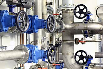 Industrial pipes and valves
