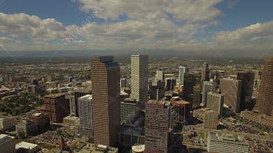 Aerial Colorado Denver September 2016 4K