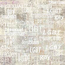 LGBT concept. Conceptual lesbian, gay, bisexual, and transgender poster design