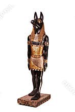 Statue of ancient Egyptian god Anubis
